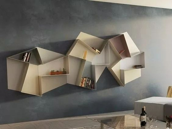 DIY creative bookshelf, both practical and beautiful