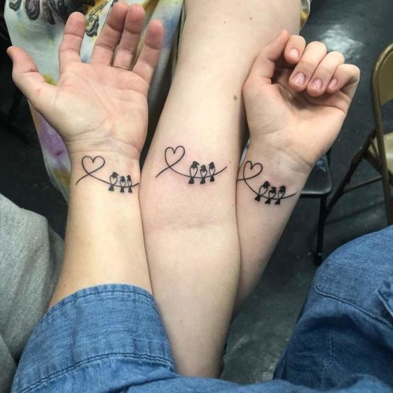 54 Cool Sister Tattoo Ideas To Show Your Bond - Page 40 of 54 - SooPush