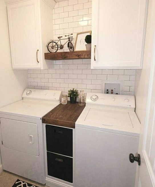 37 Laundry Room Design Ideas You Need to See home design, laundry room, washing machine, storage ideas