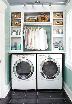 37 Laundry Room Design Ideas You Need to See home design, laundry room, washing machine, storage ideas